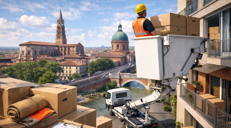 Comment faire pour louer une nacelle pour déménager à Toulouse_