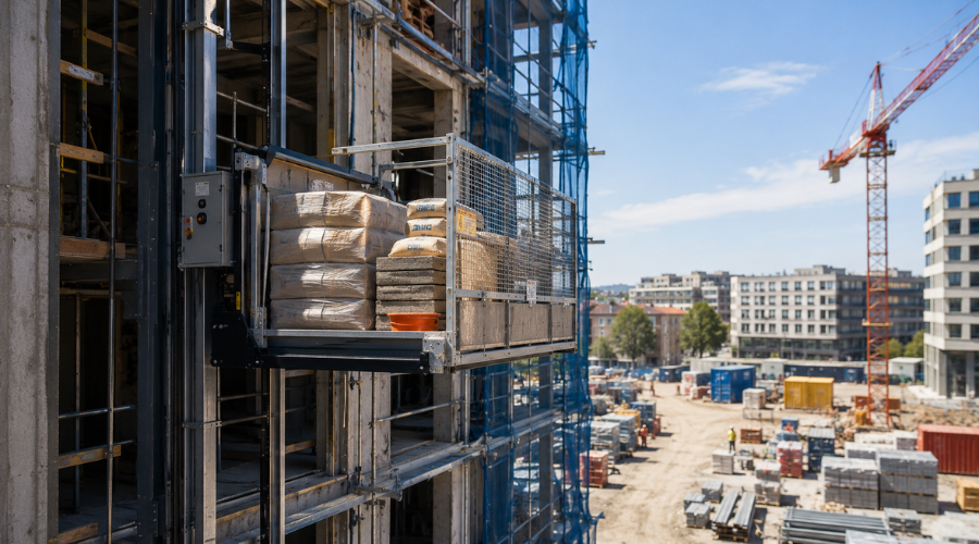 monte-charges Toulouse comment faciliter le transport des matériaux sur un chantier _